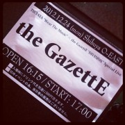 【TSUTAYA x the GazettE Special Live】 450daa227643536