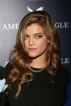 Nina Agdal - While American Eagle store opening in Mexico City