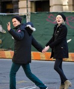 Emma Stone (with Andrew Garfield) - Candids in NYC - Feb 28, 2013