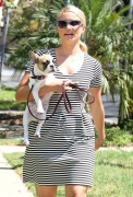 Dianna Agron - walking her dog in Los Angeles - Sept 5, 2013