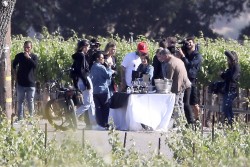 Kendall Jenner, Khloe Kardashian and Kourtney Kardashian - At a vineyard in Santa Barbara (May 12, 2017)