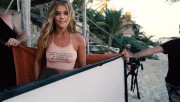 Nina Agdal gets vajazzled in Mexico, SI Swimsuit 2017
